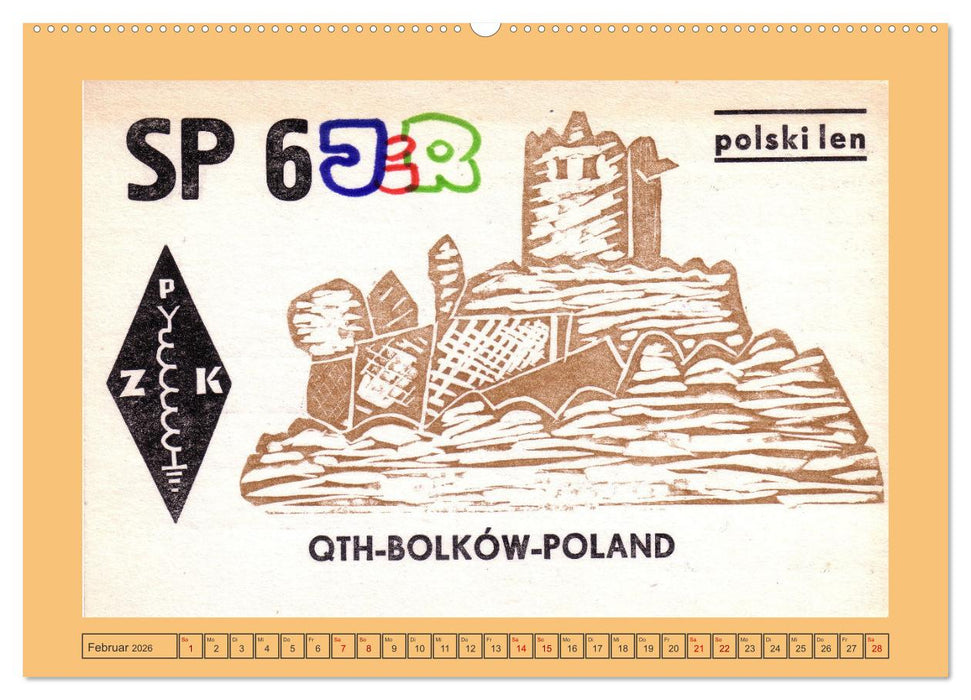 Amateurfunk in Polen (CALVENDO Premium Wandkalender 2026)
