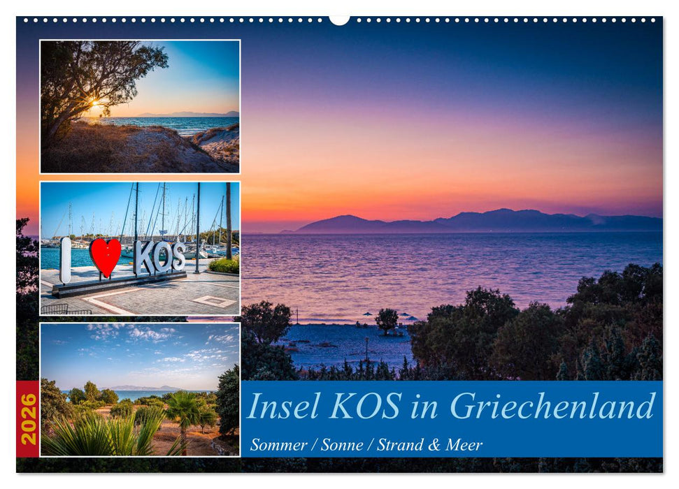 Insel Kos in Griechenland (CALVENDO Wandkalender 2026)