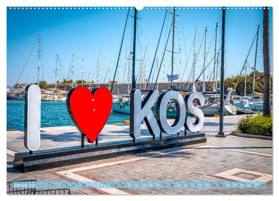 Insel Kos in Griechenland (CALVENDO Wandkalender 2026)