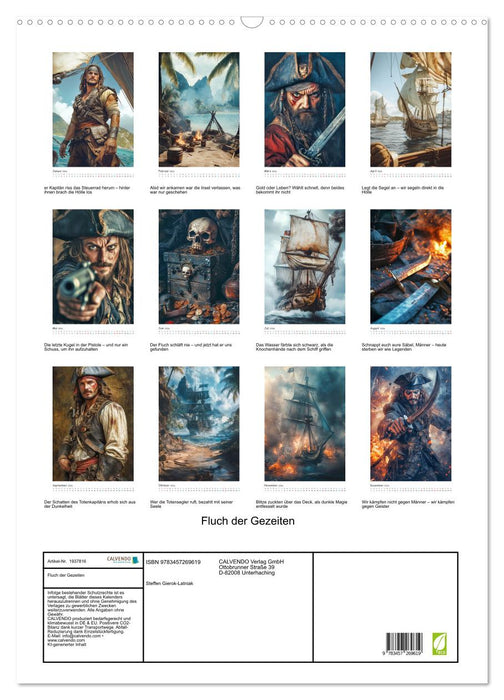 Fluch der Gezeiten (CALVENDO Wandkalender 2026)