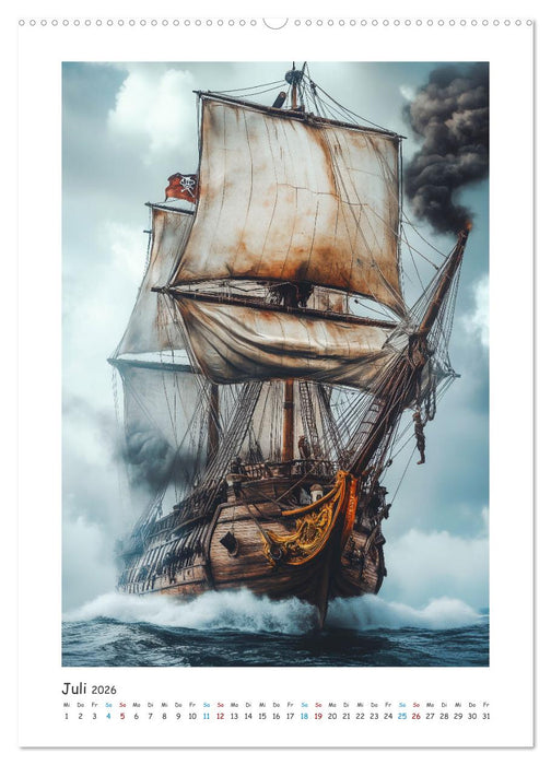 Fluch der Gezeiten (CALVENDO Premium Wandkalender 2026)