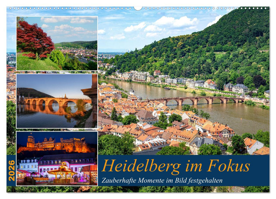 Heidelberg im Fokus (CALVENDO Wandkalender 2026)
