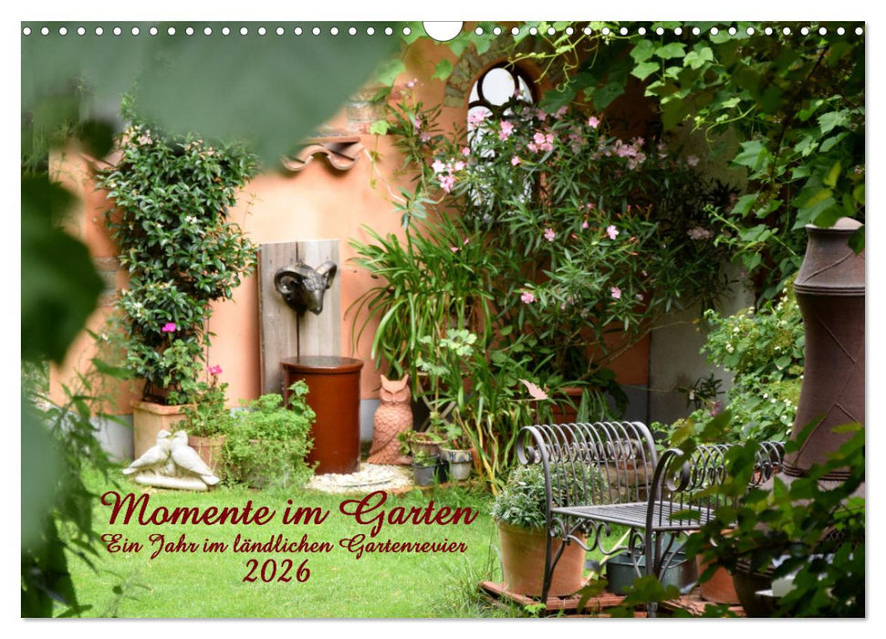 Momente im Garten (CALVENDO Wandkalender 2026)