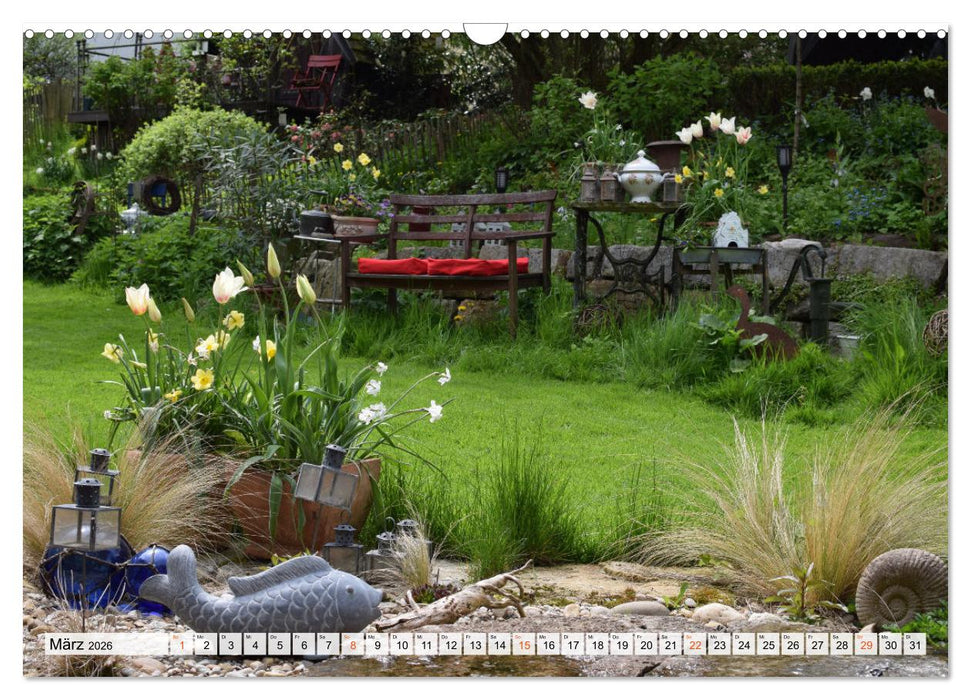 Momente im Garten (CALVENDO Wandkalender 2026)