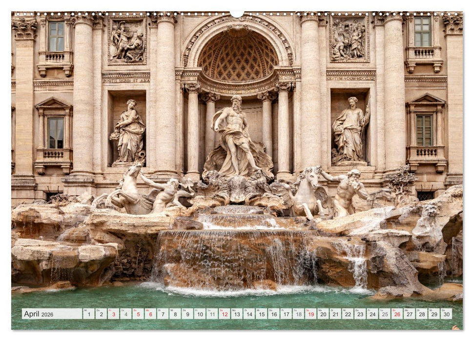 Italien - Rom (CALVENDO Premium Wandkalender 2026)