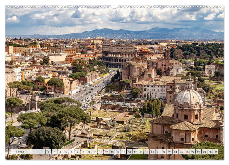 Italien - Rom (CALVENDO Premium Wandkalender 2026)