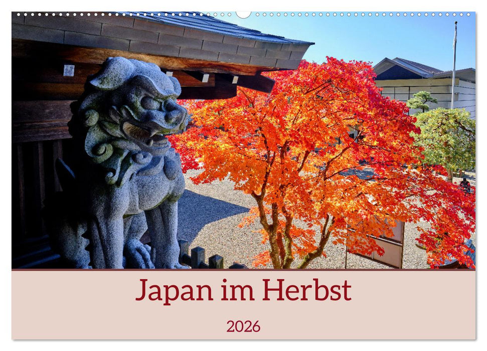 Japan im Herbst (CALVENDO Wandkalender 2026)