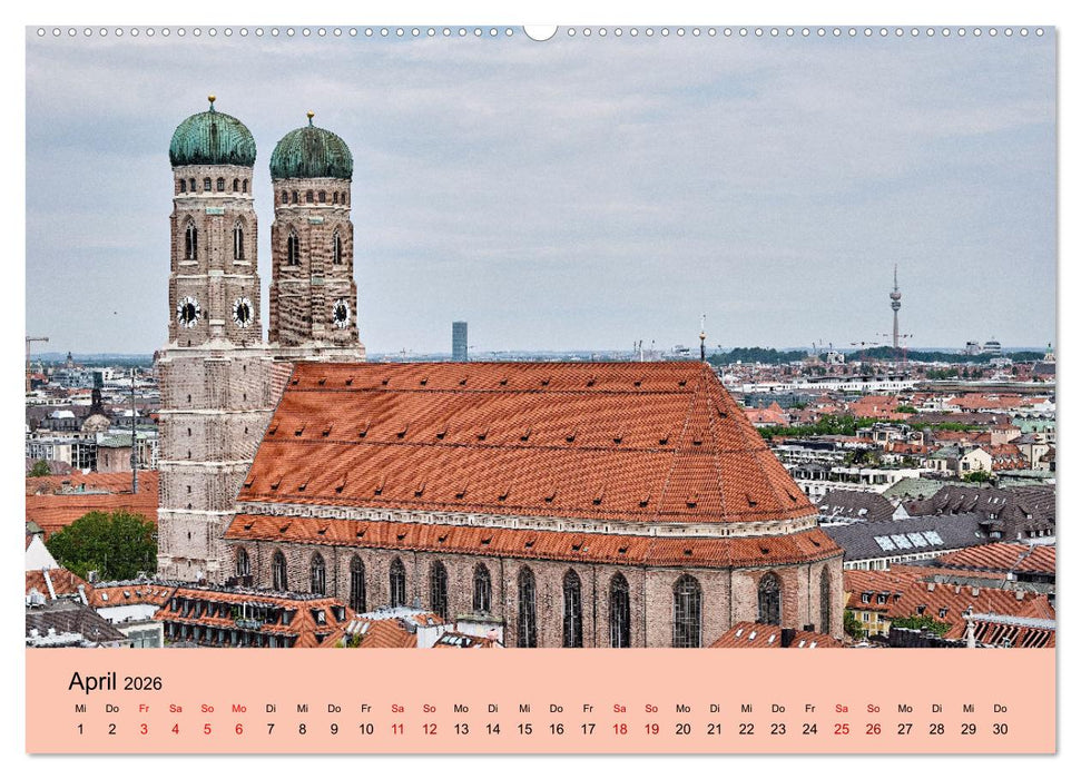 München - Unterwegs in der bayrischen Landeshauptstadt (CALVENDO Premium Wandkalender 2026)