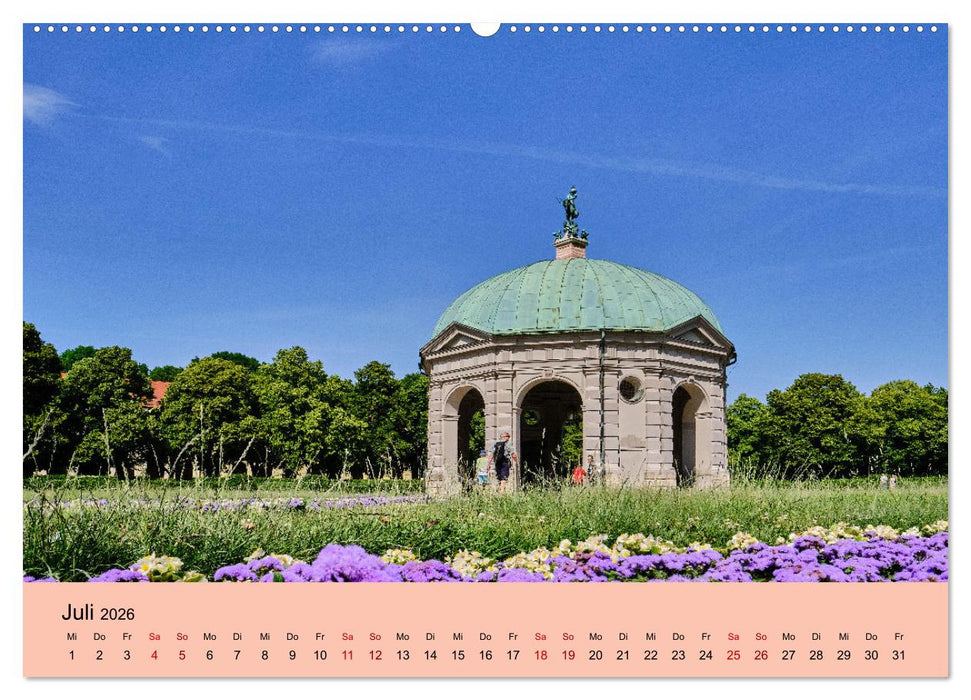 München - Unterwegs in der bayrischen Landeshauptstadt (CALVENDO Premium Wandkalender 2026)