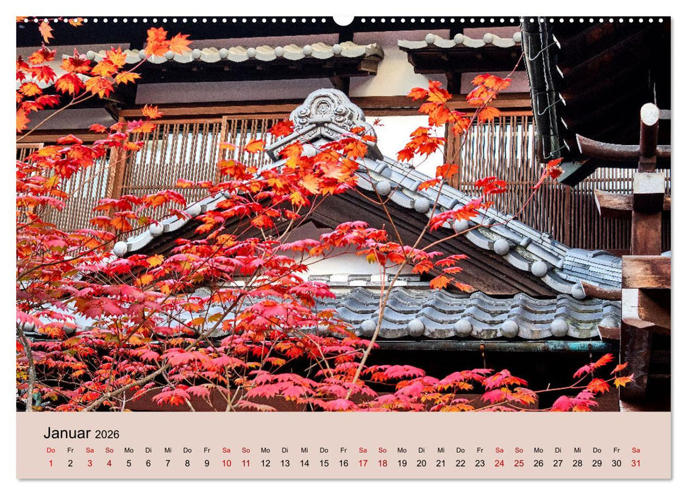 Japan im Herbst (CALVENDO Premium Wandkalender 2026)