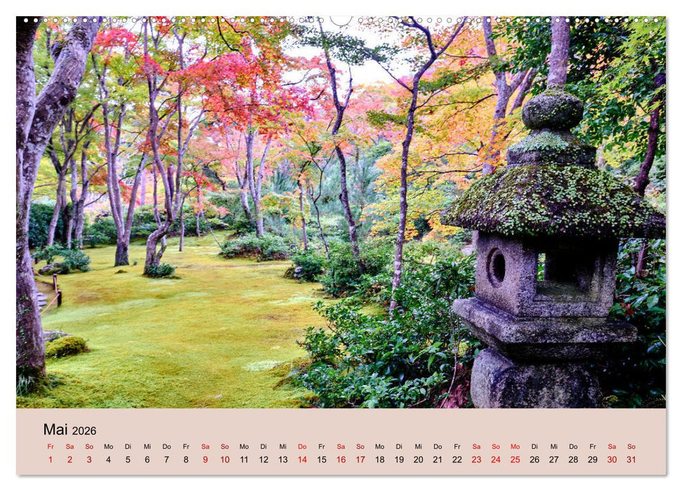 Japan im Herbst (CALVENDO Premium Wandkalender 2026)