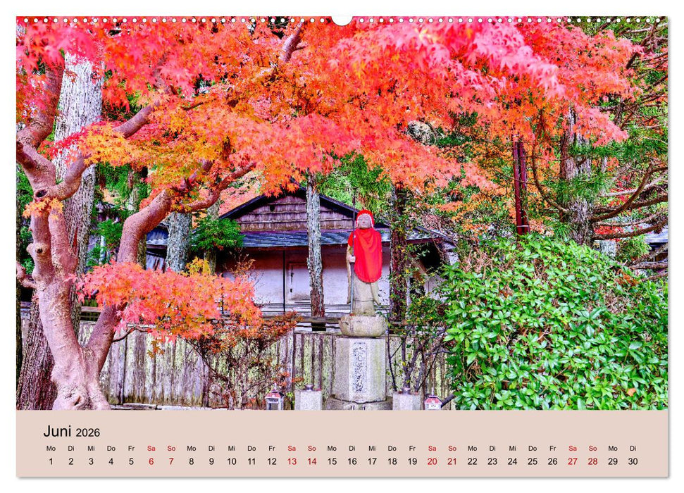 Japan im Herbst (CALVENDO Premium Wandkalender 2026)