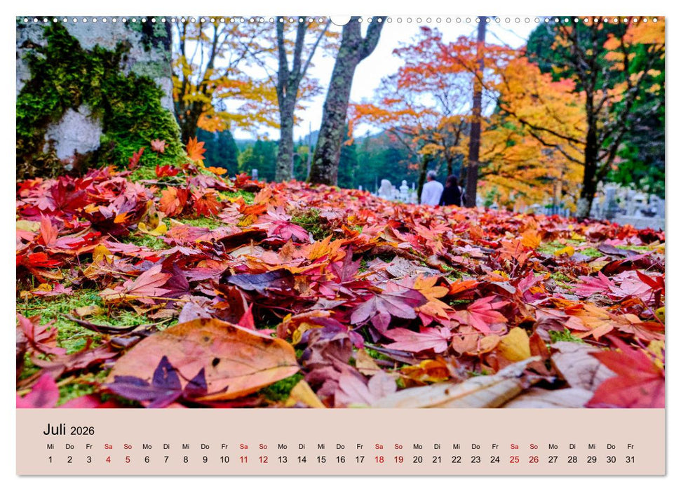 Japan im Herbst (CALVENDO Premium Wandkalender 2026)