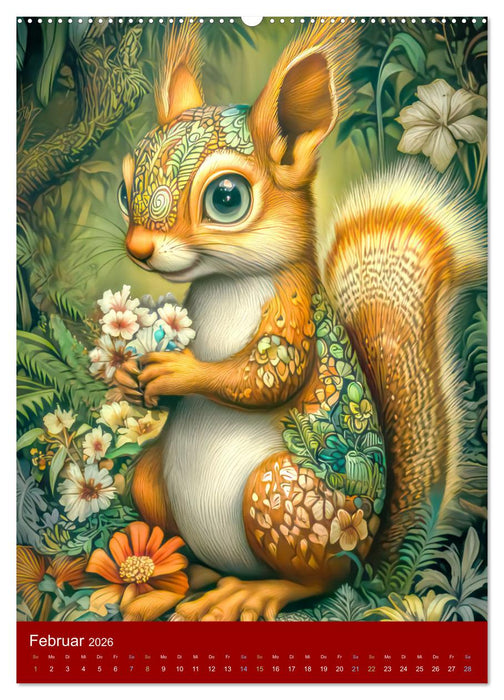 Tiercharaktere - Witzig und bezaubernd (CALVENDO Wandkalender 2026)