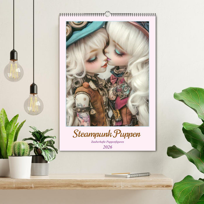 Steampunk Puppen – Zauberhafte Puppenfiguren (CALVENDO Wandkalender 2026)