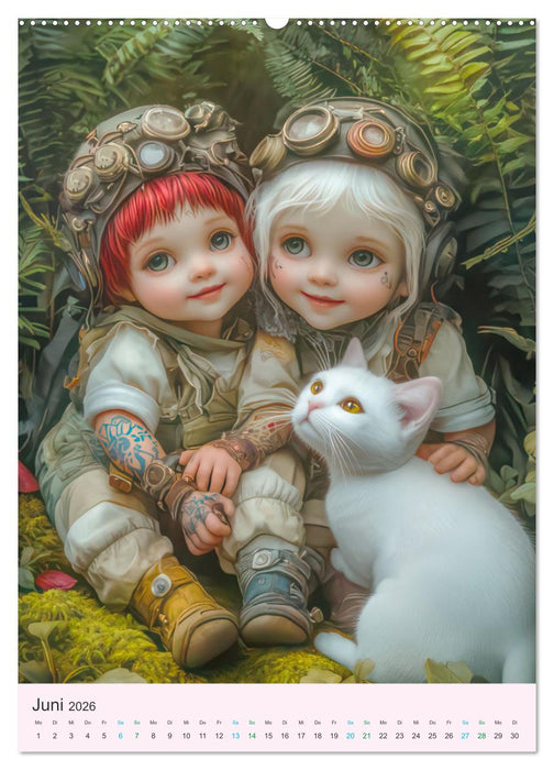 Steampunk Puppen – Zauberhafte Puppenfiguren (CALVENDO Wandkalender 2026)