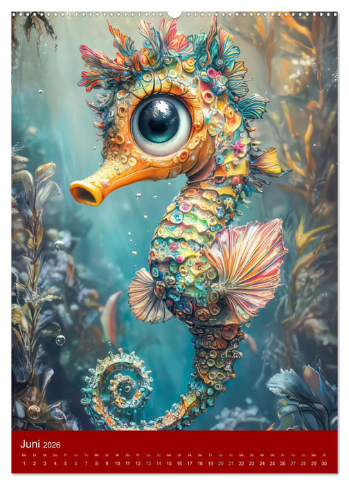 Tiercharaktere - Witzig und bezaubernd (CALVENDO Premium Wandkalender 2026)