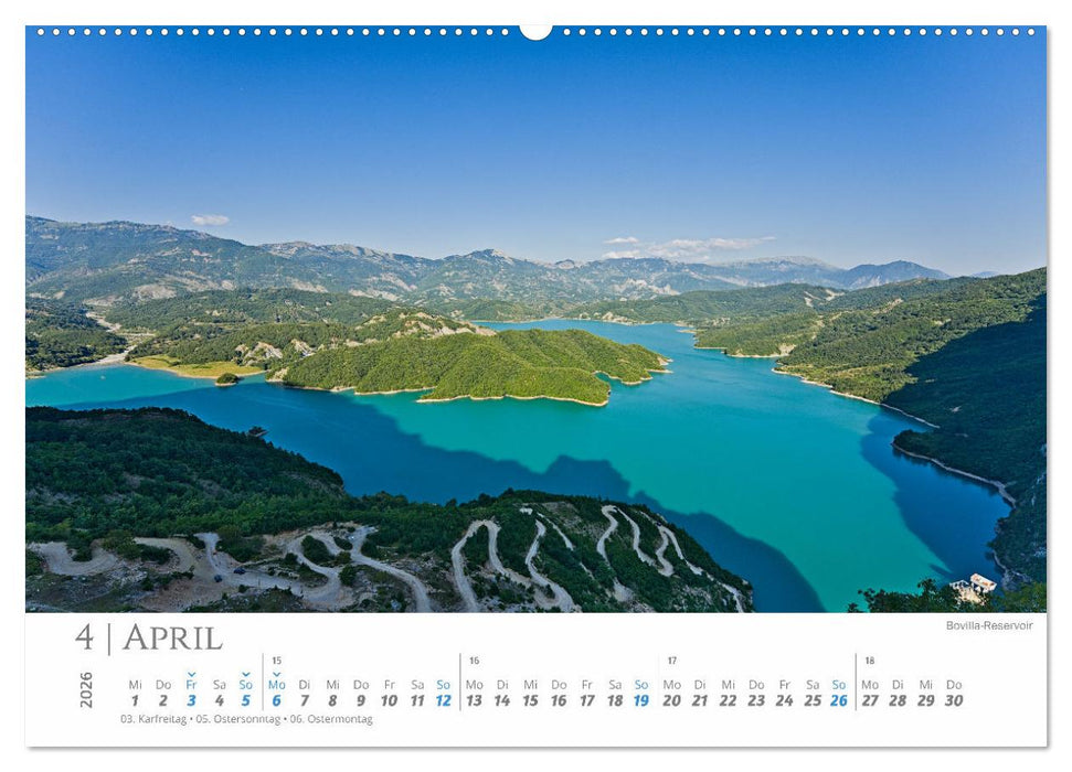 Albanien - wild, authentisch, abenteuerlich (CALVENDO Wandkalender 2026)