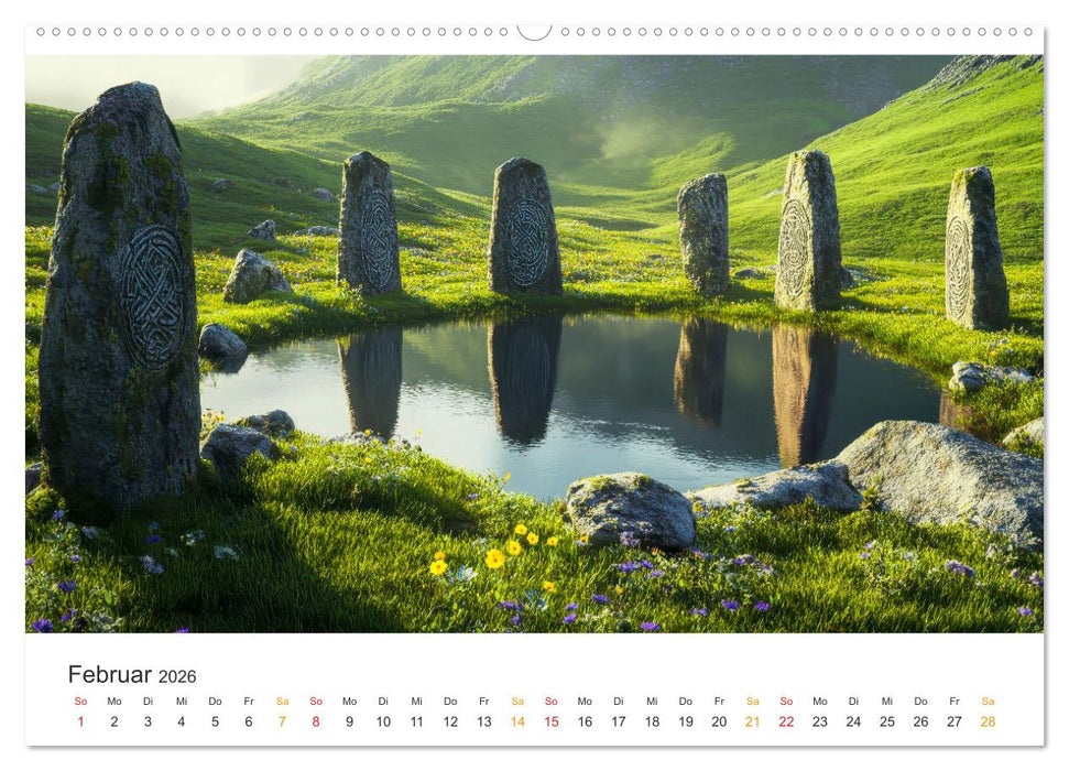 Magische Steine - Tor zur Anderswelt (CALVENDO Wandkalender 2026)