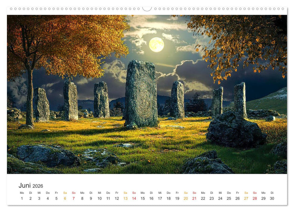 Magische Steine - Tor zur Anderswelt (CALVENDO Wandkalender 2026)