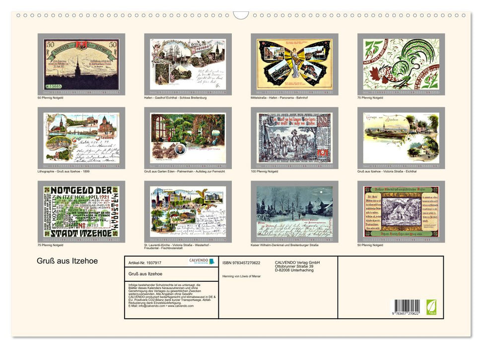 Gruß aus Itzehoe (CALVENDO Wandkalender 2026)