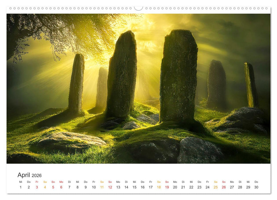 Magische Steine - Tor zur Anderswelt (CALVENDO Premium Wandkalender 2026)