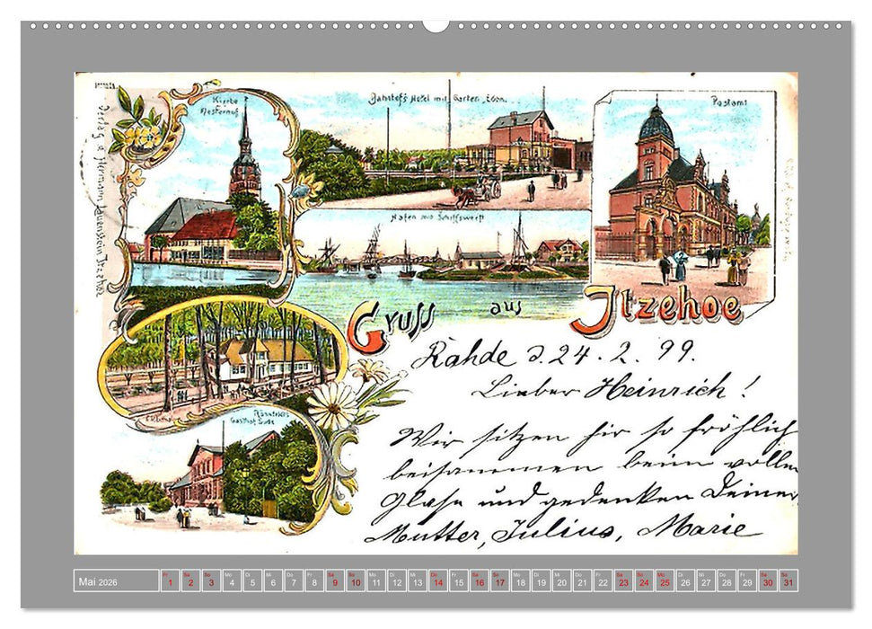 Gruß aus Itzehoe (CALVENDO Premium Wandkalender 2026)