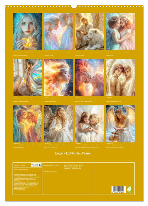 Engel - Lichtvolle Wesen (CALVENDO Wandkalender 2026)