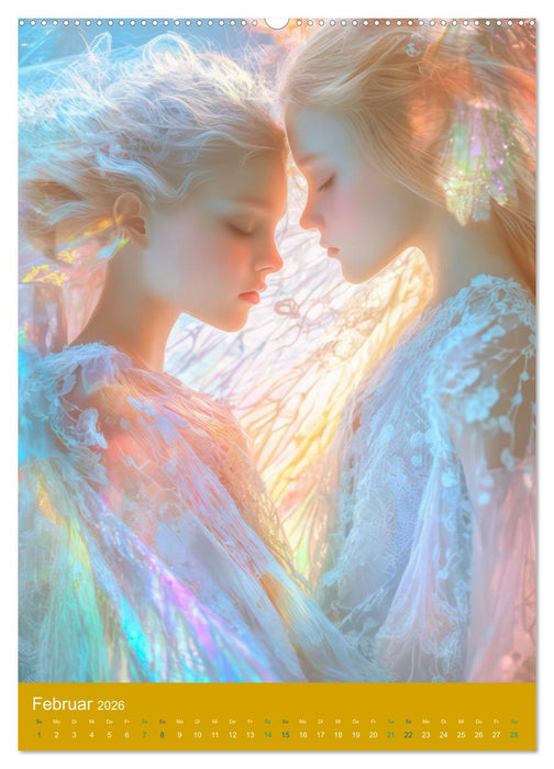 Engel - Lichtvolle Wesen (CALVENDO Premium Wandkalender 2026)