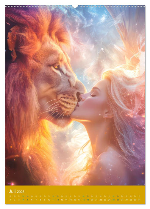 Engel - Lichtvolle Wesen (CALVENDO Premium Wandkalender 2026)