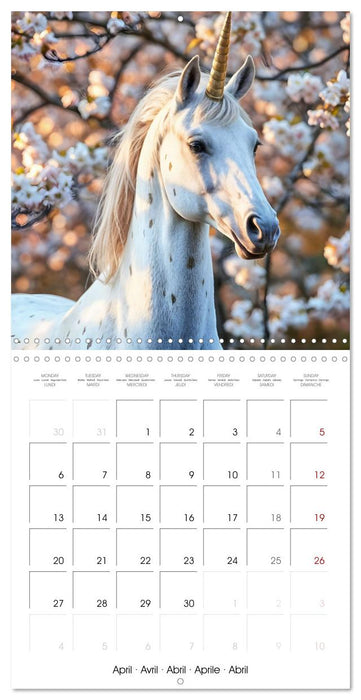 Fairytale Land of AI Unicorns (CALVENDO Monthly Calendar 2026)