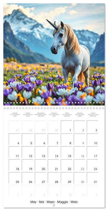 Fairytale Land of AI Unicorns (CALVENDO Monthly Calendar 2026)