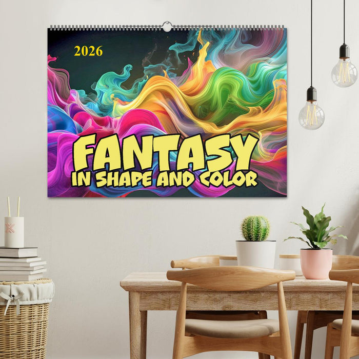 Fantasy in shape and color (CALVENDO Monthly Calendar 2026)