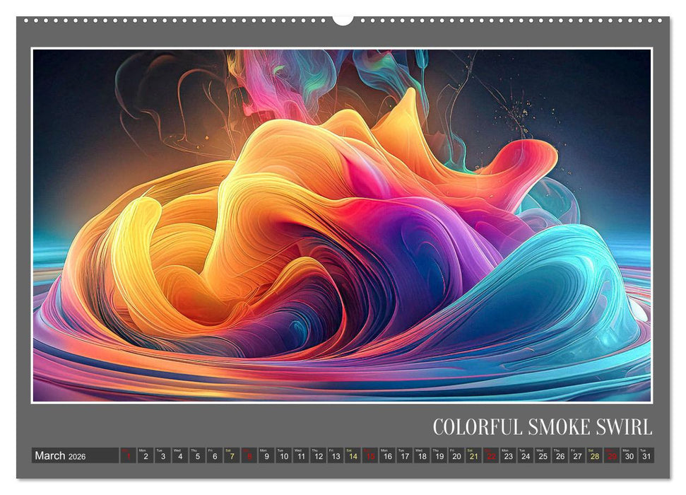 Fantasy in shape and color (CALVENDO Premium-Calendar 2026)
