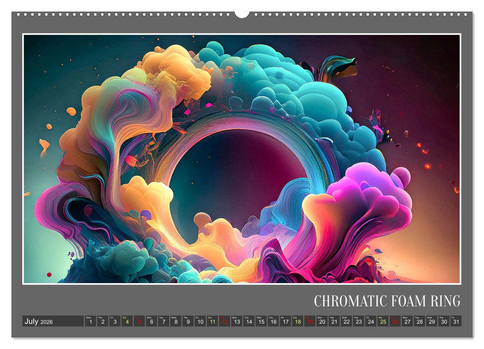 Fantasy in shape and color (CALVENDO Premium-Calendar 2026)