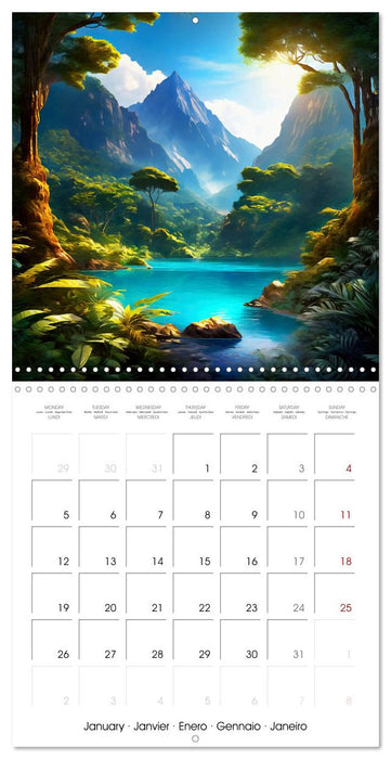 WORLD TRAVEL SCENIC DESTINATIONS (CALVENDO Monthly Calendar 2026)