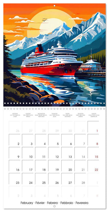 WORLD TRAVEL SCENIC DESTINATIONS (CALVENDO Monthly Calendar 2026)