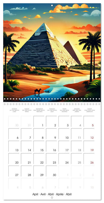 WORLD TRAVEL SCENIC DESTINATIONS (CALVENDO Monthly Calendar 2026)