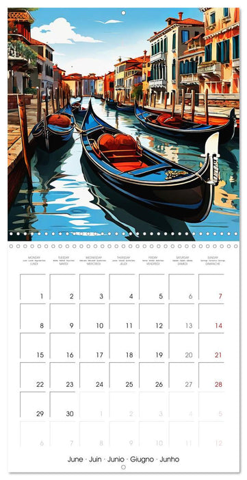 WORLD TRAVEL SCENIC DESTINATIONS (CALVENDO Monthly Calendar 2026)