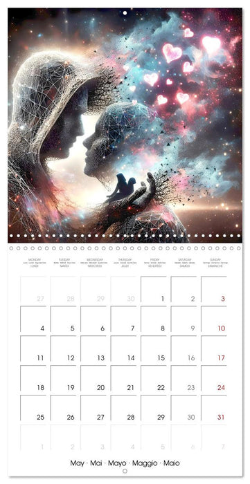 Les liens de l'amour (CALVENDO Calendrier mensuel 2026)