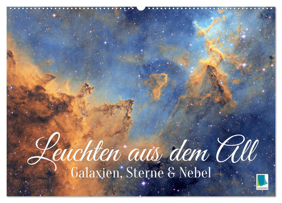 Galaxien, Sterne und Nebel: Leuchten aus dem All (CALVENDO Wandkalender 2026)