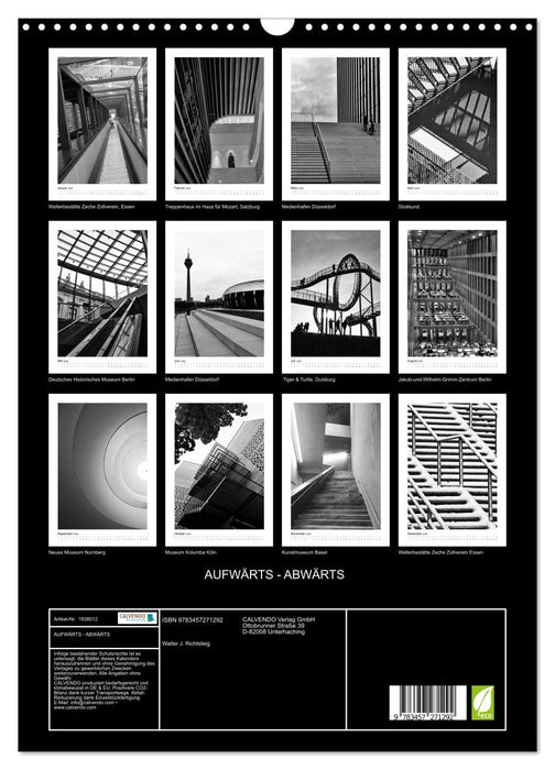 AUFWÄRTS - ABWÄRTS (CALVENDO Wandkalender 2026)