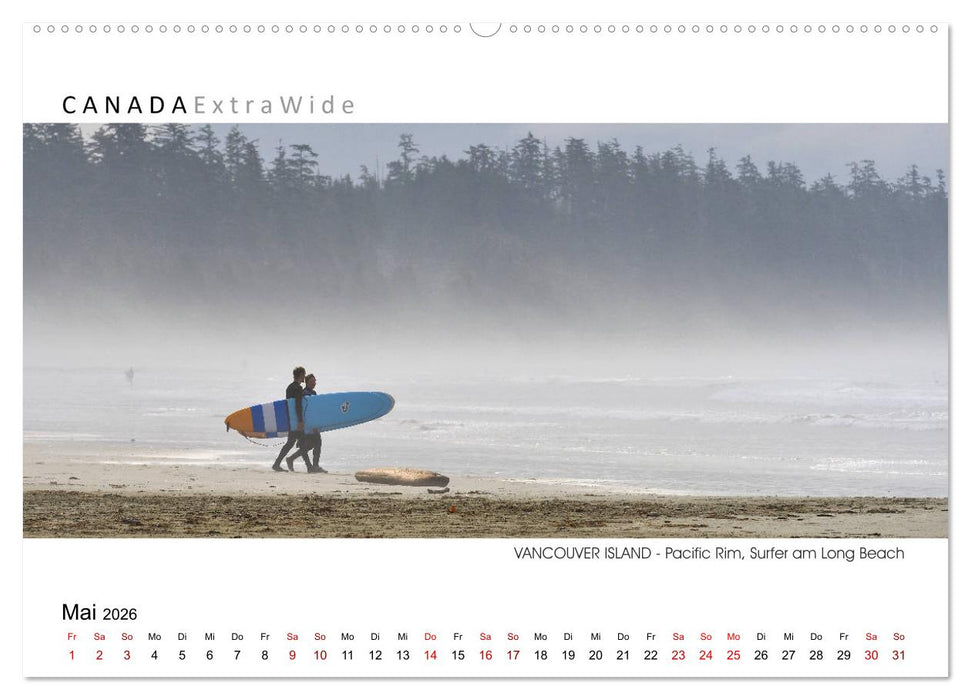 Vancouver Island Panoramabilder (CALVENDO Premium Wandkalender 2026)