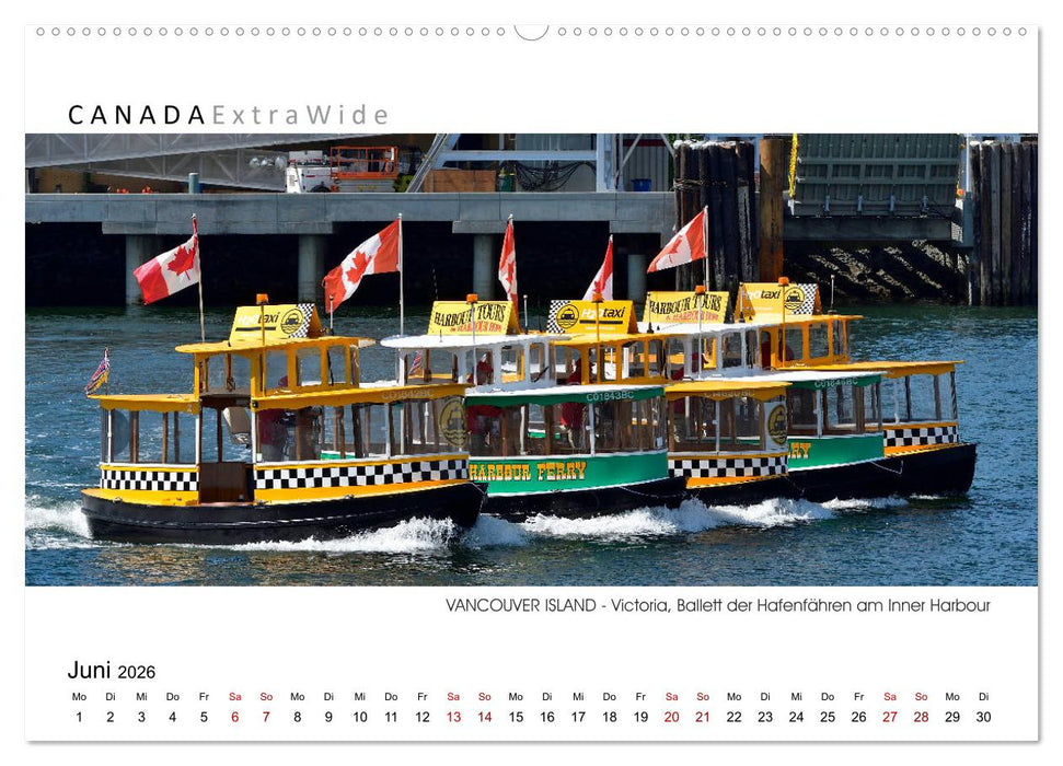 Vancouver Island Panoramabilder (CALVENDO Premium Wandkalender 2026)