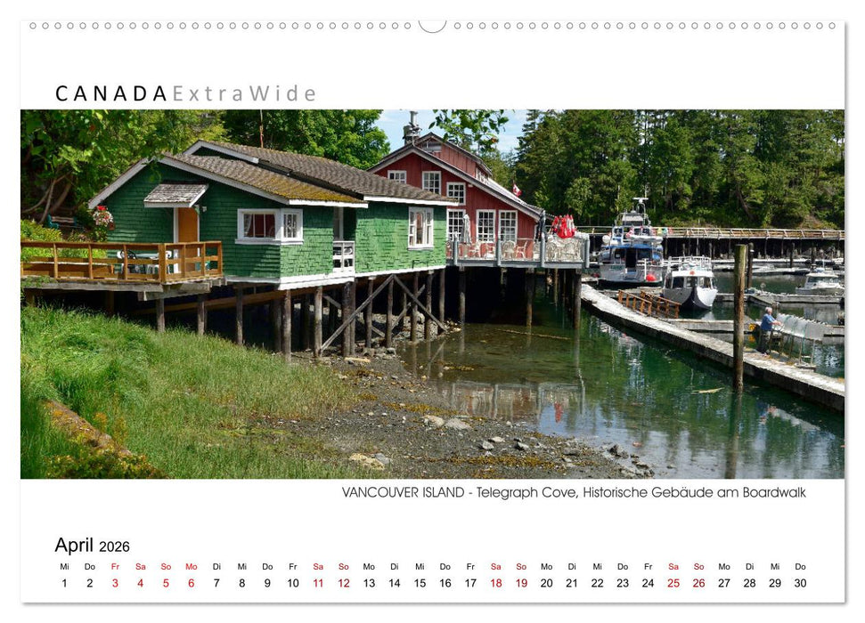 Vancouver Island Panoramabilder (CALVENDO Wandkalender 2026)
