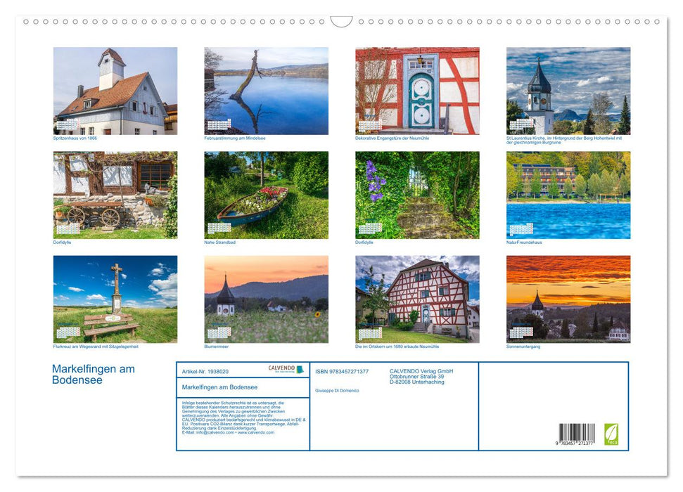Markelfingen am Bodensee (CALVENDO Wandkalender 2026)