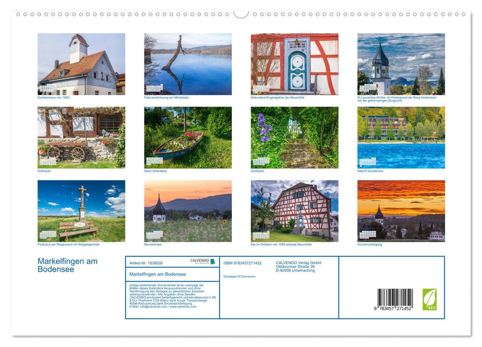 Markelfingen am Bodensee (CALVENDO Premium Wandkalender 2026)