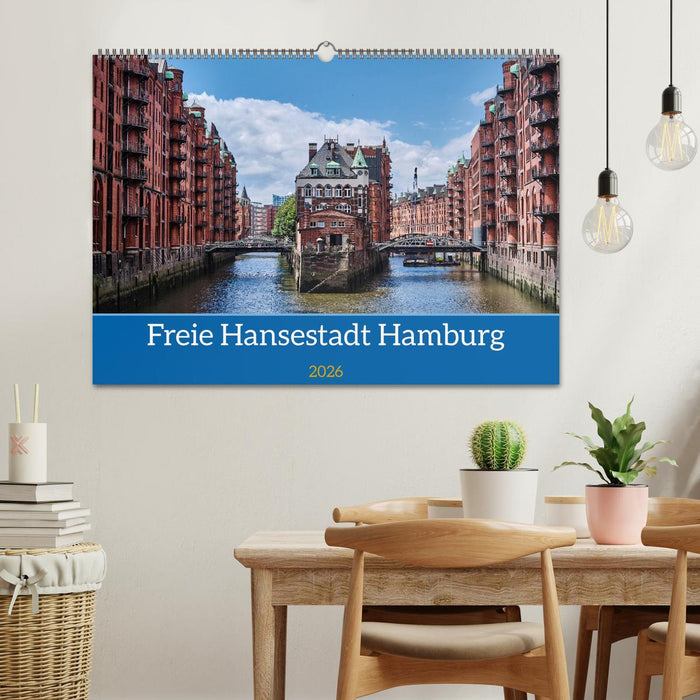 Freie Hansestadt Hamburg (CALVENDO Wandkalender 2026)