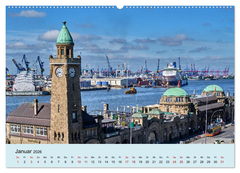 Freie Hansestadt Hamburg (CALVENDO Wandkalender 2026)