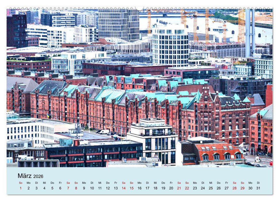 Freie Hansestadt Hamburg (CALVENDO Wandkalender 2026)